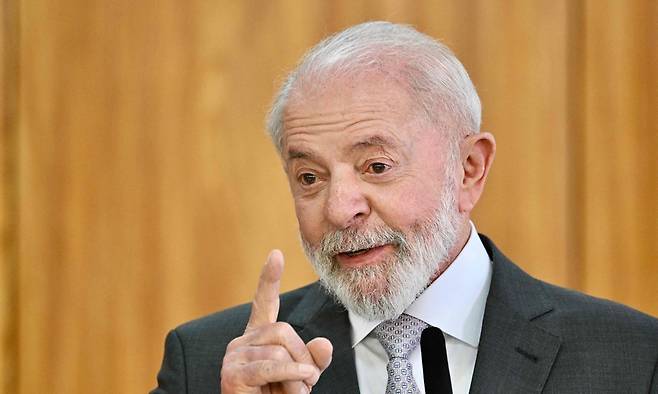 루이스 이나시우 룰라 다시우바 브라질 대통령. AFP연합뉴스