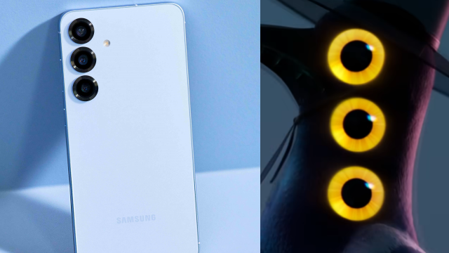 갤럭시 S25와 ‘케이팝 데몬 헌터스’의 까치 서씨 / 사진=삼성전자 제공, 삼성 공식 SNS 캡쳐