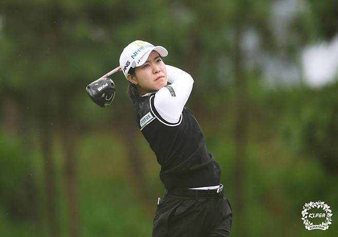 총 6번 타이틀 방어에 성공해 KLPGA 역대 2위에 올라있는 ‘타이틀 방어 전문가’ 박민지. 사진제공 | KLPGA