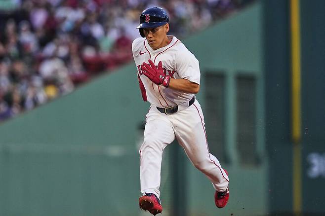 ▲ 지난해 9월 이후 1년 여 만에 메이저리그 복귀전을 치른 요시다 마사타카. ⓒ연합뉴스/AP