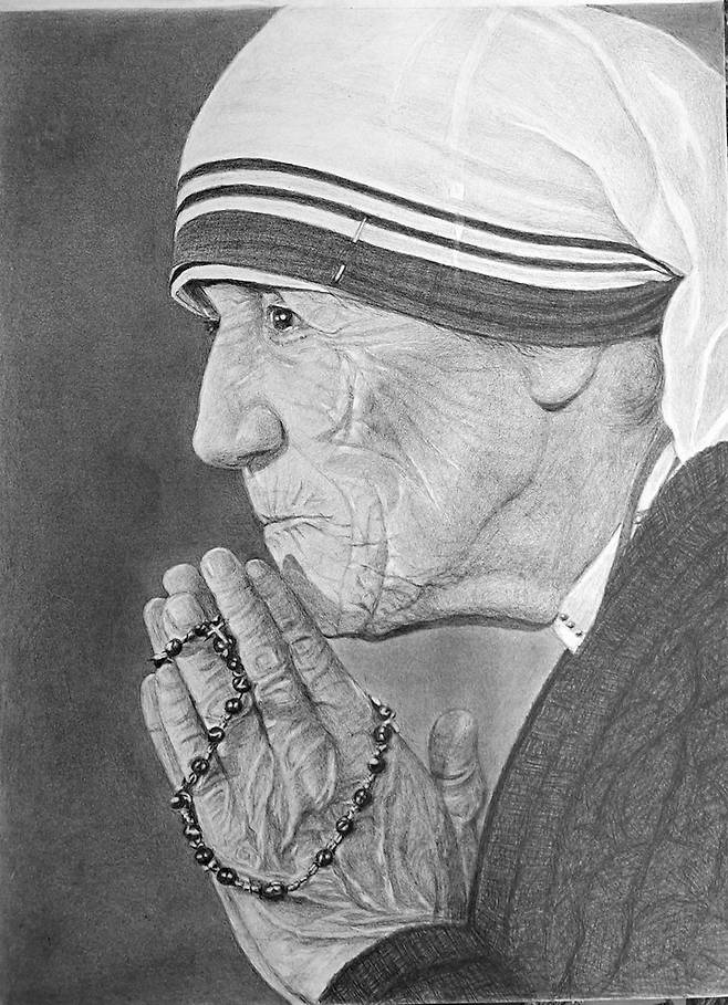 류경희 작 '마더 데레사'