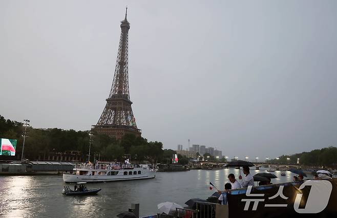 프랑스 파리 에펠탑. (공동취재) 2024.7.27/뉴스1 ⓒ News1 이동해 기자