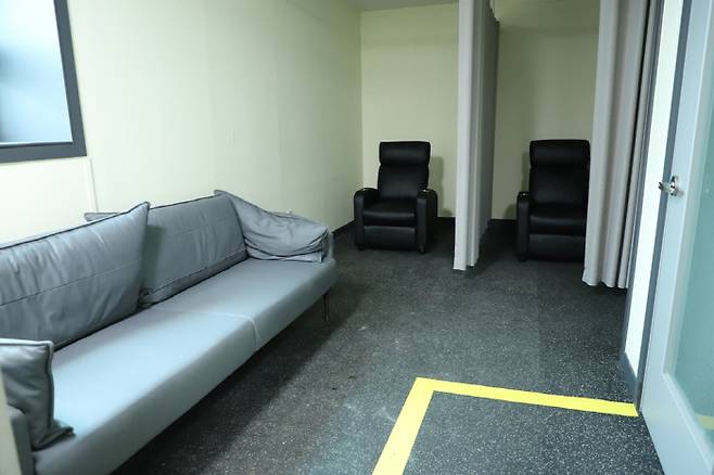 선수단 휴게 시설. 사진=SSG 랜더스