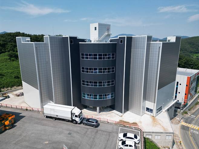 경기도 남양주시 금곡에 건설 중인 셀론텍 신공장 전경. /에쓰씨엔지니어링 제공
