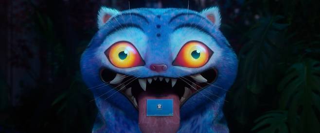 '넷플릭스' 케이팝 데몬 헌터스 속 호랑이 더피 /사진=넷플릭스