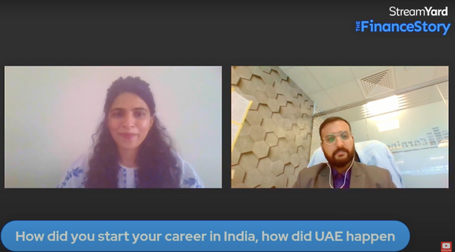 한 인도인 회계사가 자신이 어떻게 인도에서 UAE로 넘어오게 됐는지 비즈니스 여정을 설명하고 있다 / 사진=유튜브 계정(@The Finance Story) 캡처