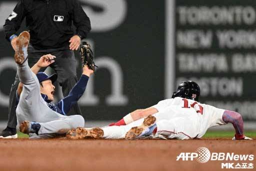 탬파베이는 7회말 역전을 허용했다. 사진(美 보스턴)=ⓒAFPBBNews = News1