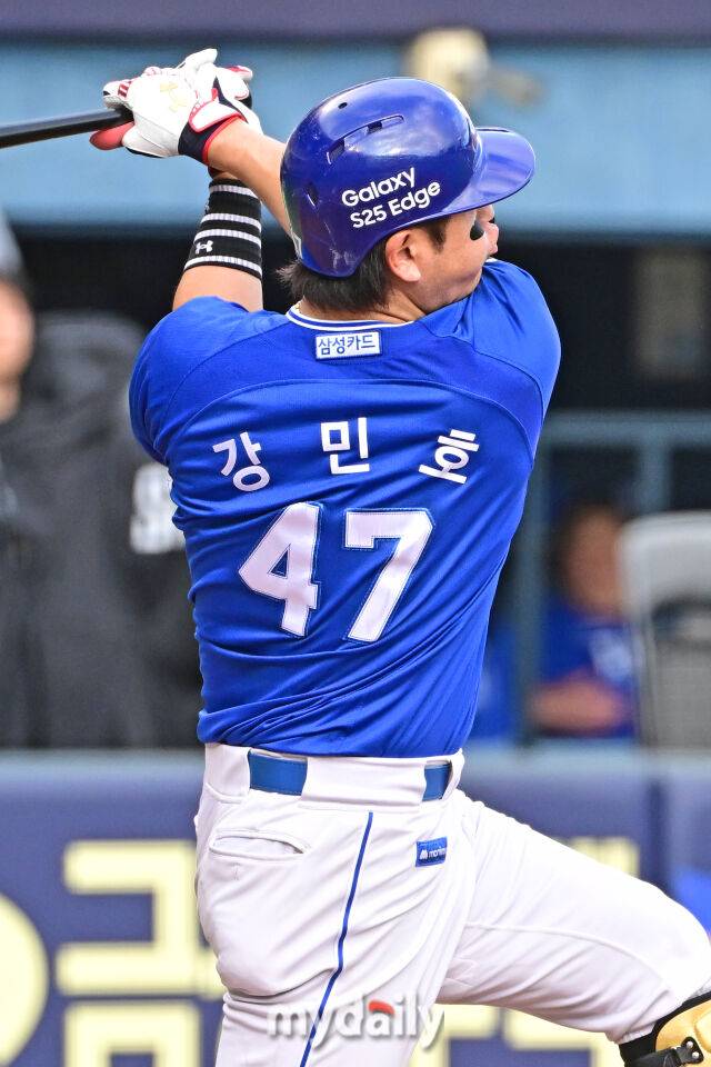 삼성 라이온즈 강민호./마이데일리