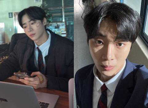 배우 추영우가 드라마 '견우와 선녀' 촬영 비하인드 컷을 공개했다. / 추영우 개인 인스타그램