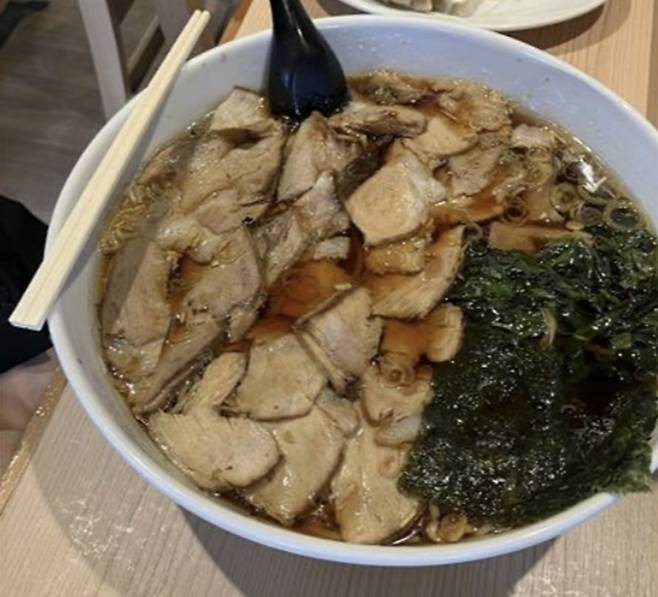 일본 이시바 시게루 총리가 최근 자신의 엑스(X·옛 트위터) 계정에 올린 라멘 사진. 이시바 시게루 총리 엑스 계정 캡처