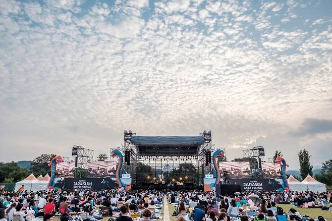 자라섬재즈페스티벌 현장 사진. 자라섬재즈페스티벌 제공