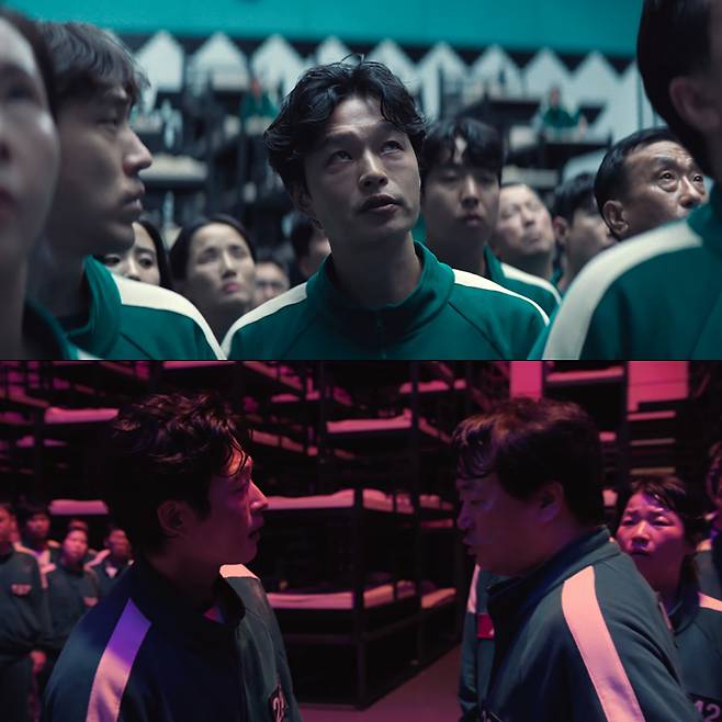 넷플릭스 드라마 ‘오징어 게임 3’에 김영삼 역으로 출연한 배우 이성우 출연장면. 사진 넷플릭스