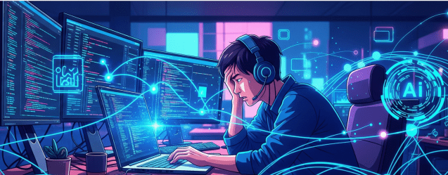 인공지능(AI) 기술이 숙련 개발자 업무 생산성을 떨어뜨릴 수 있다는 연구 결과가 나왔다. (사진=구글 제미나이)