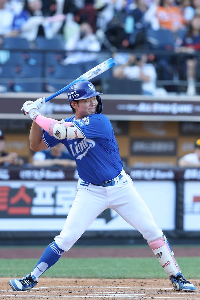 11일 대전에서 열린 퓨처스 올스타전에 출전한 삼성 이창용. 삼성 제공