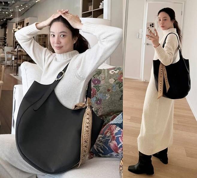 정려원이 평범한 공간에서도 독보적인 감성을 드러냈다.사진=정려원 SNS