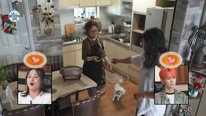 임우일이 발목을 다친 어머니 집을 찾아 용돈으로 지폐 뭉치를 건네고 있다. /사진=MBC 방송화면 캡처