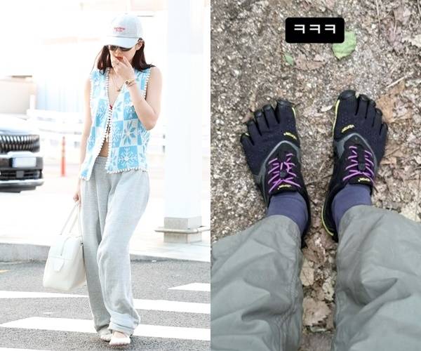 제니, 이효리 신발. 뉴스1, 인스타그램