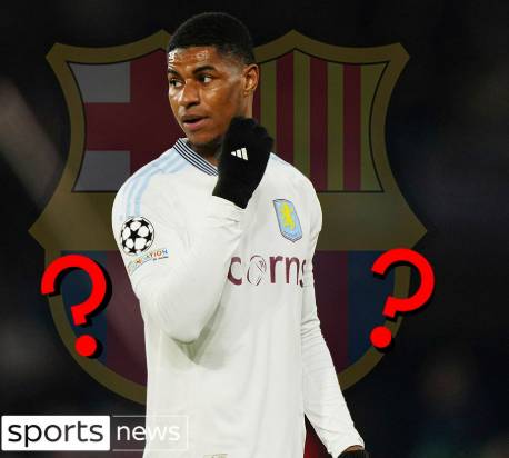 마커스 래시포드 FC바르셀로나 엠블럼 합성 사진. /사진=스카이스포츠 갈무리