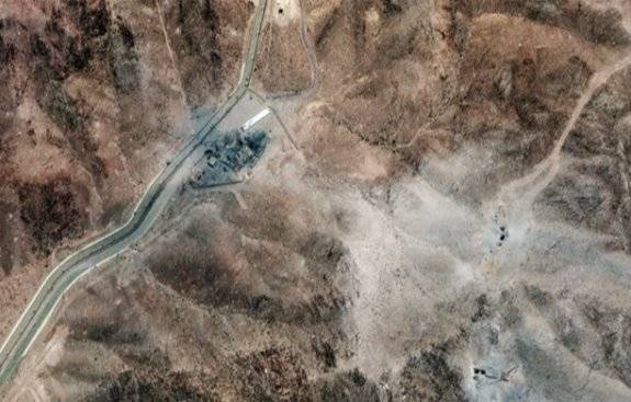 미국의 공습으로 이란 포르도에 있는 우라늄 농축 시설이 파괴됐다. 맥사 테크놀로지스 제공