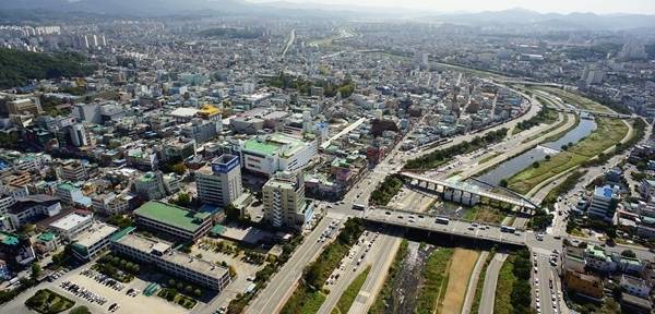 사직대로 부근 청주시 전경. /청주시 제공