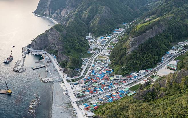 울릉군 서면 소재지 남양리. /자료사진