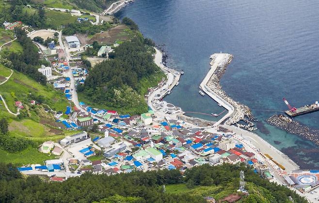 울릉군 북면 소재지 천부리. /자료사진