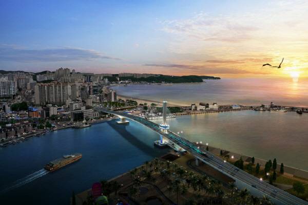 동빈대교(해오름대교) 조감도.