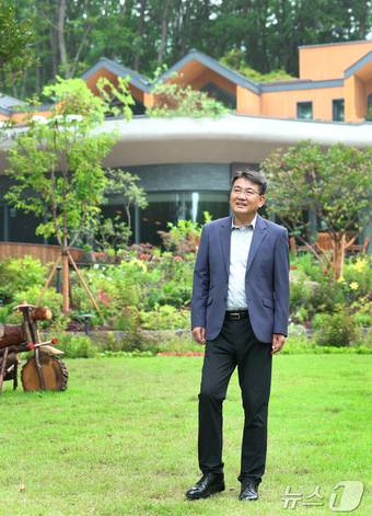 오승록 노원구청장이 서울 노원구 수락휴에서 뉴스1과 인터뷰를 하고 있다. ⓒ News1 권현진 기자