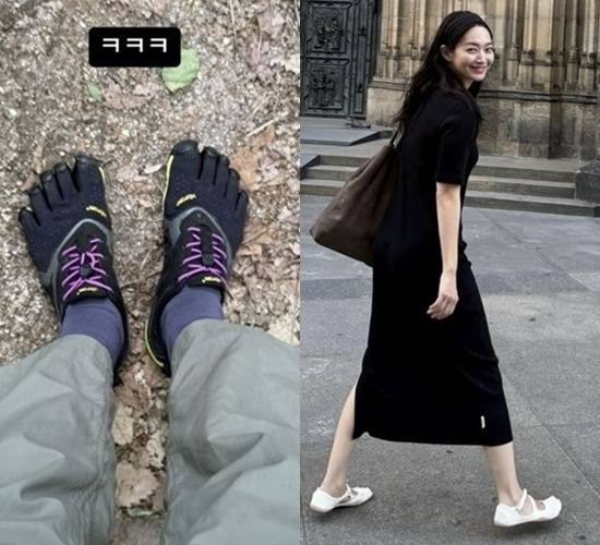 이효리 신발, 신민아/인스타그램 캡처