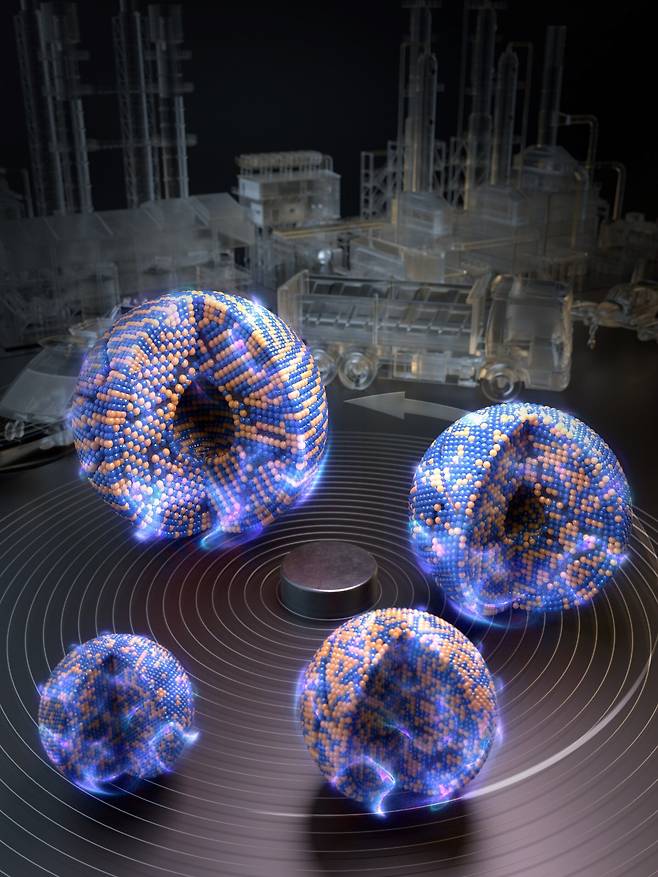 한국과학기술연구원(KIST) 유성종 수소·연료전지연구단 책임연구원 연구팀은 고성능 연료전지용 촉매를 상온에서 간단히 합성할 수 있는 기술을 개발했다고 13일 밝혔다. 해당 논문은 국제 학술지 ‘어드밴스드 머티리얼즈(Advanced Materials)’ 7월 표지 논문으로 선정됐다./KIST