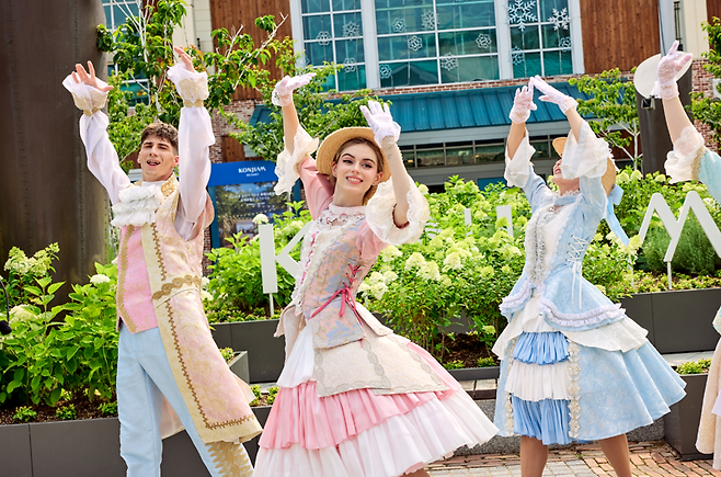곤지암리조트가 여름 시즌을 맞아 펼치고 있는 '한여름 밤의 매직타임'. 곤지암리조트 제공