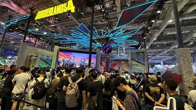 ▲ 그 맞은편에는 또다른 대작, '보더랜드4'가 자리잡았습니다