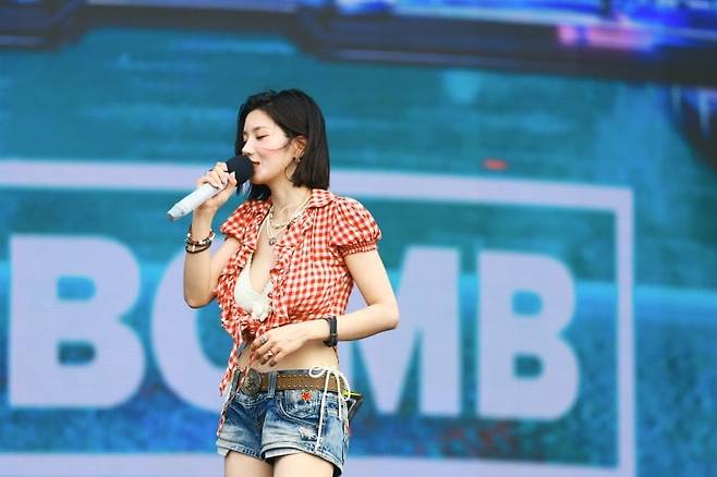 '워터밤 2025'에 출연한 가수 권은비 /사진=더블앤(W&) 제공