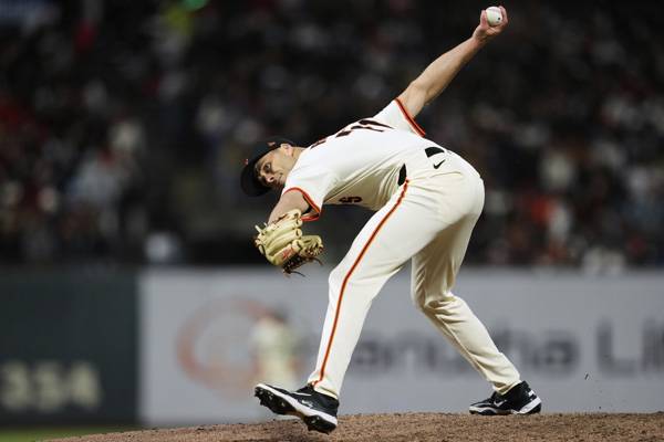 샌프란시스코 셋업맨 타일러 로저스는 좋은 성적에도 올스타에 뽑히지 못했다. 사진= AP= 연합뉴스 제공