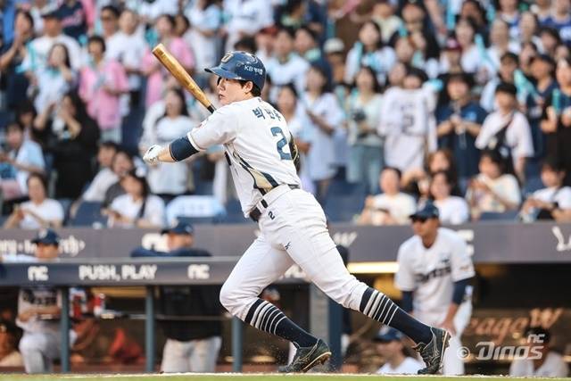 박민우의 쾌속 질주는 후반기에도 계속될 전망이다. 사진=NC 제공