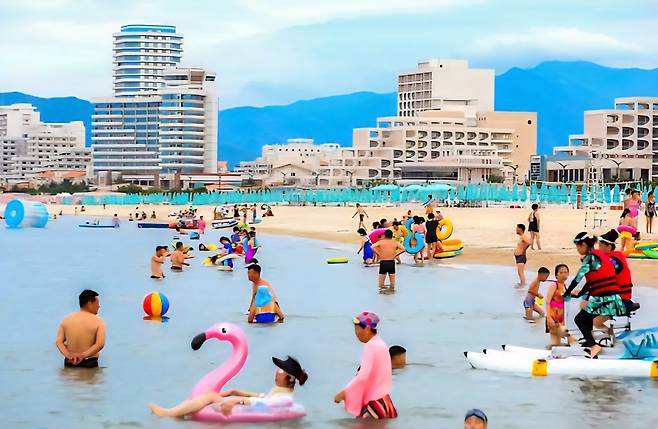 북한 연산갈마지구[로동신문]