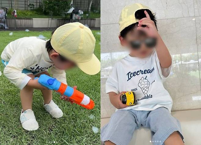 [서울=뉴시스] 탤런트 나혜미가 첫째 아들 문태주 군의 근황을 공개했다. (사진=나혜미 인스타그램 캡처) 2025.07.13. photo@newsis.com *재판매 및 DB 금지