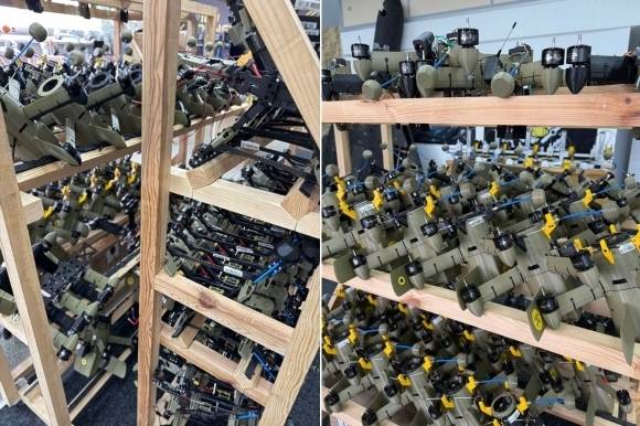 우크라이나 드론 업체 ‘와일드 호넷’이 생산한 요격 드론과 일인칭 시점(FPV) 드론. 출처=와일드 호넷 텔레그램