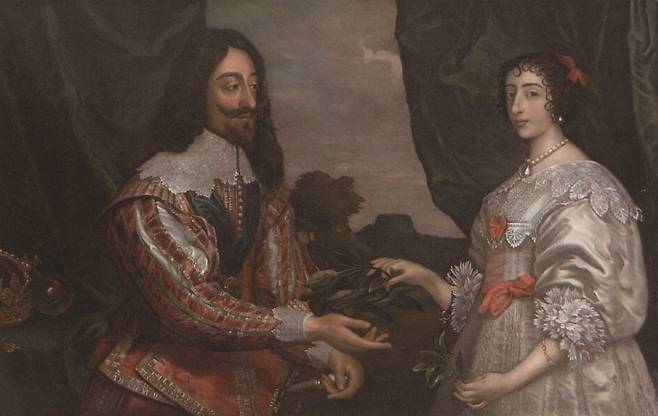 반 다이크 '찰스 1세와 앙리에타'. [그림 | 위키백과]