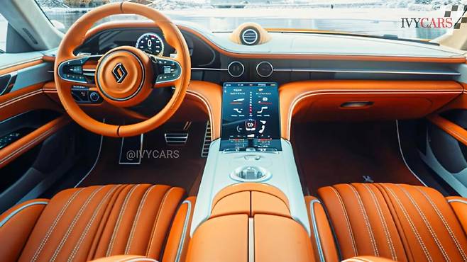 르노 차세대 SM6 실내 예상도