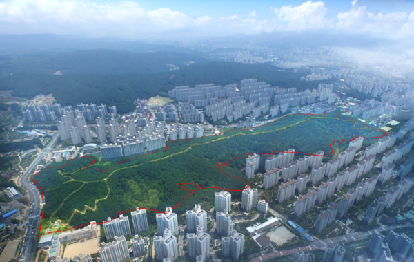 수지중앙공원 조감도. /용인시 제공