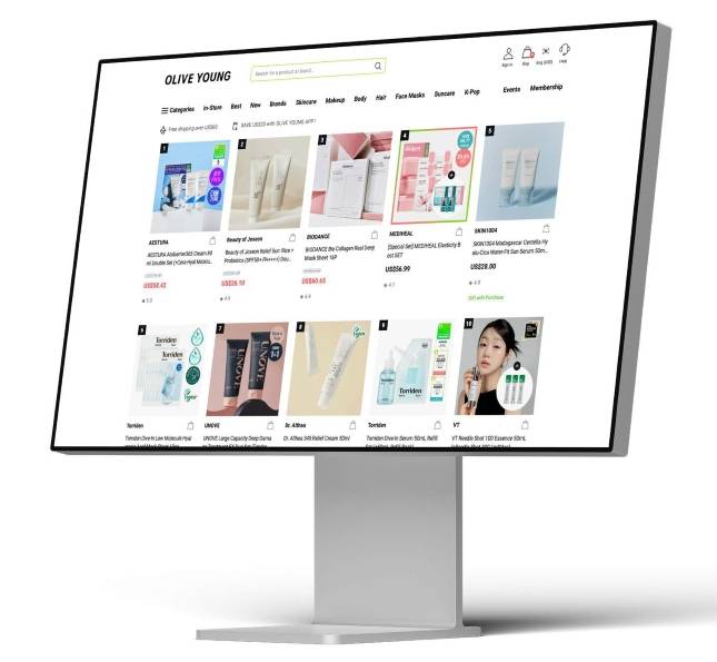 올리브영 글로벌몰./사진=CJ올리브영 제공