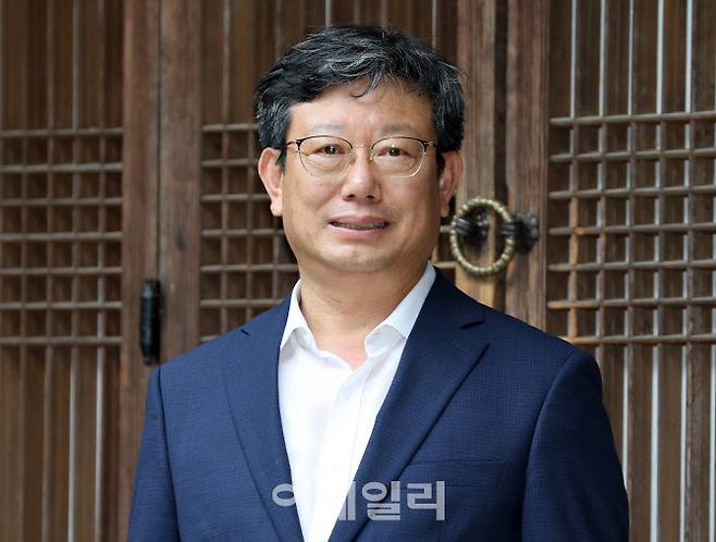 이귀영 국가유산진흥원 원장이 최근 서울 중구 한국의집에서 이데일리와 인터뷰를 하고 있다. (사진=방인권 기자)