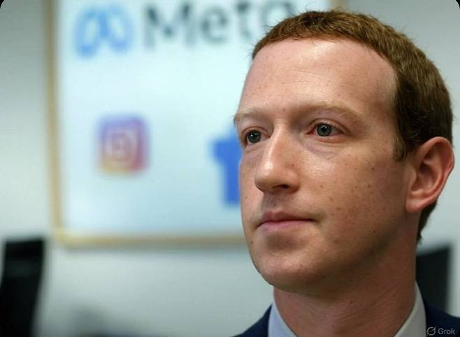 마크 저커버그 메타플랫폼 최고경영자(CEO). (사진=그록 생성 이미지)
