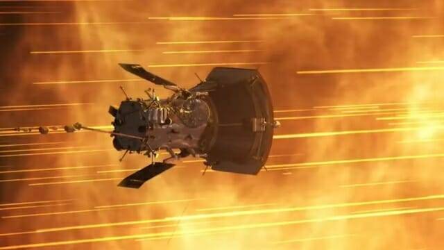 NASA의 태양탐사선 '파커솔라프로브'가 태양에 점점 더 가깝게 접근하는 모습 (사진=NASA)