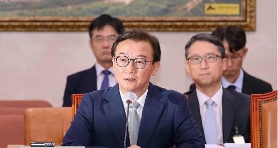 전재수 해양수산부 장관 후보자가 14일 서울 여의도 국회 농림축산식품해양수산위원회 전체회의에서 열린 인사청문회에서 의원 질의에 답변하고 있다. 연합뉴스