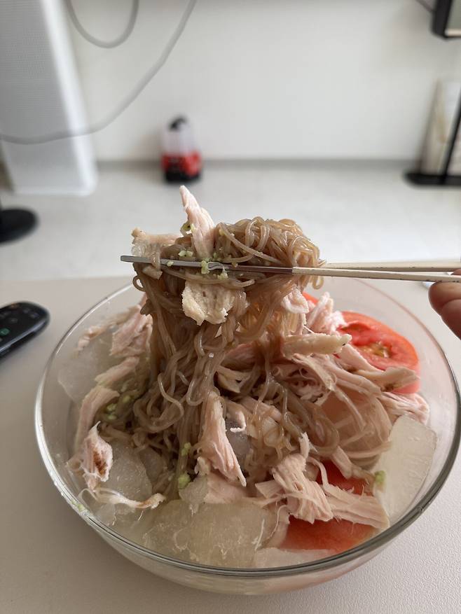 집냉면 초계국수 스타일로