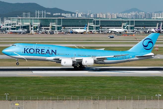 대한항공 신도장 버전 실제 기체 사진들ㄷㄷㄷ