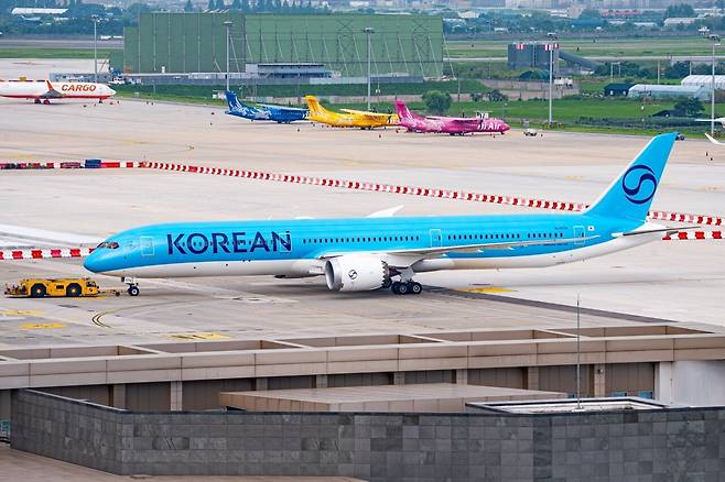 대한항공 신도장 버전 실제 기체 사진들ㄷㄷㄷ