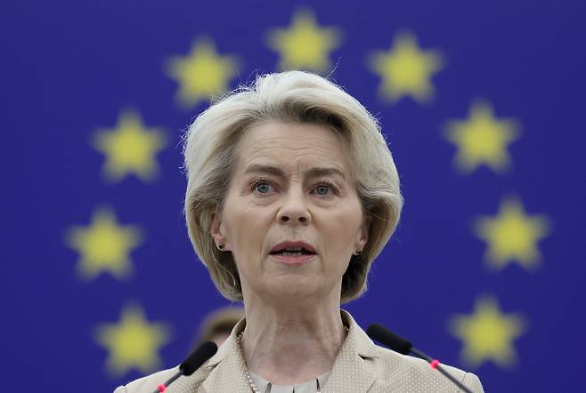 우르줄라 폰데어라이엔 유럽연합(EU) 집행위원장. EPA연합뉴스